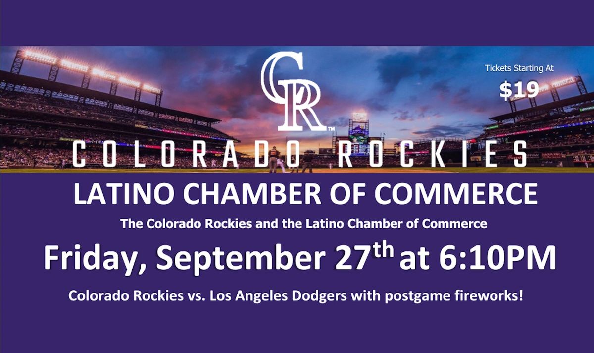 Colorado Rokies & Latino Chamber of Commerce