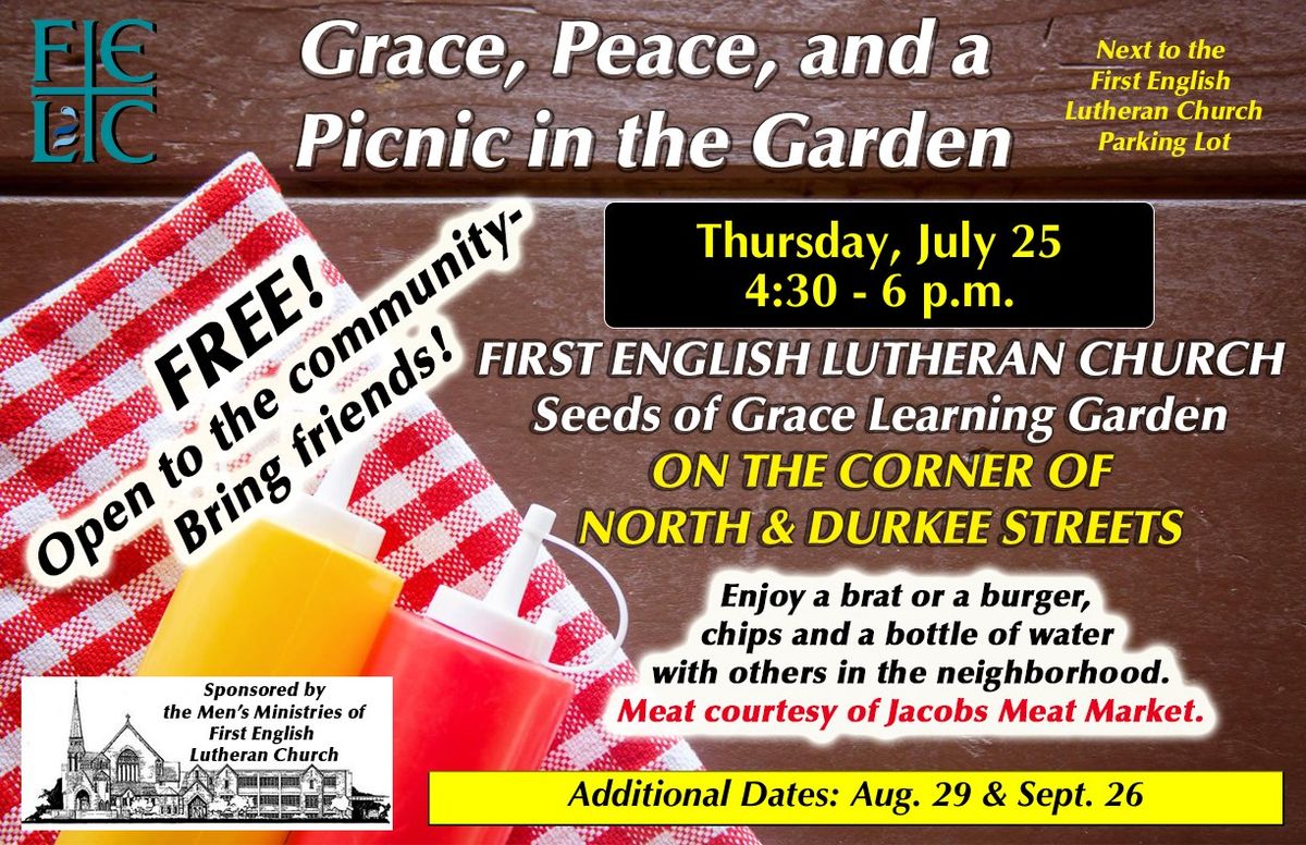 July Men's Ministry *FREE* Picnic in the Garden