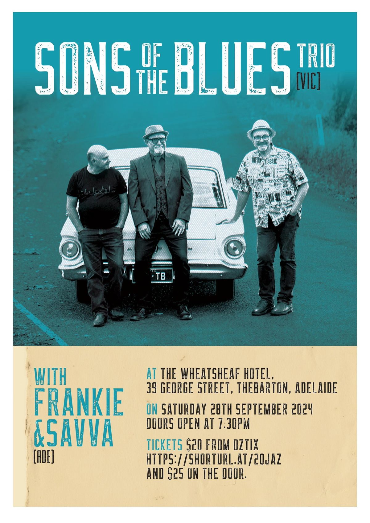 Sons Of The Blues at The Wheatsheaf Hotel, Adelaide