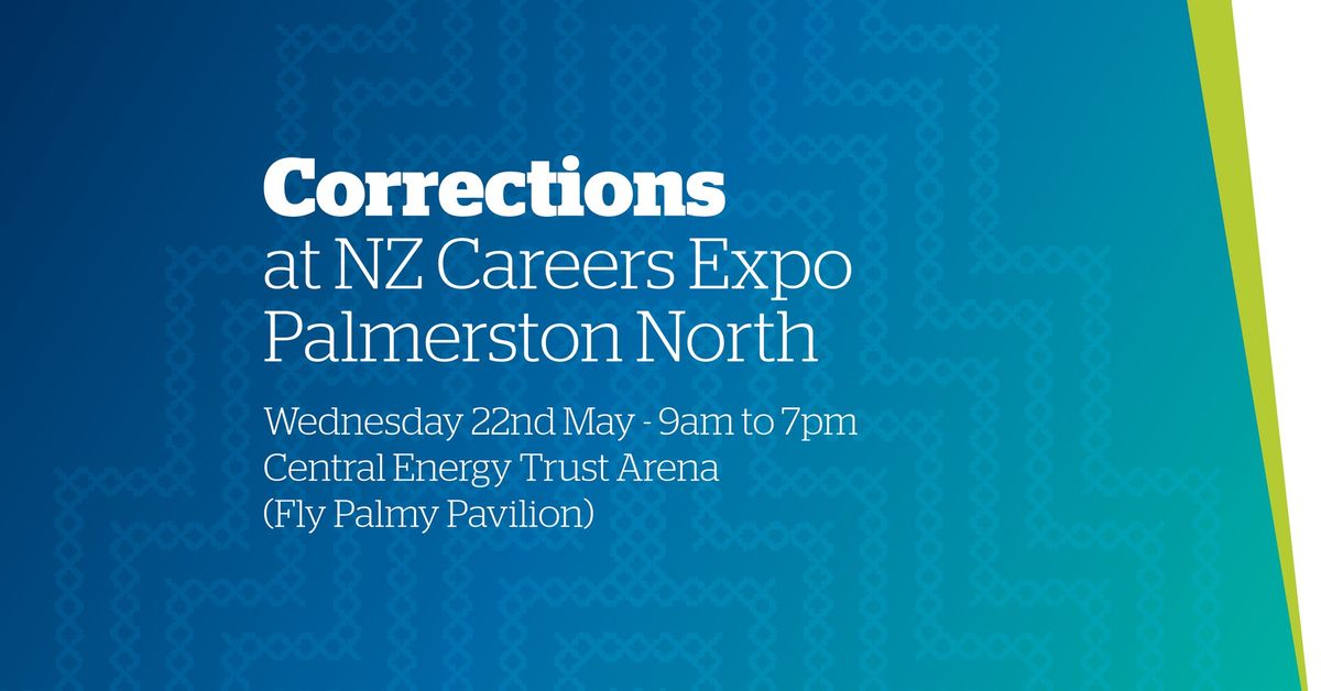 Corrections at NZ Careers Expo - Palmerston North