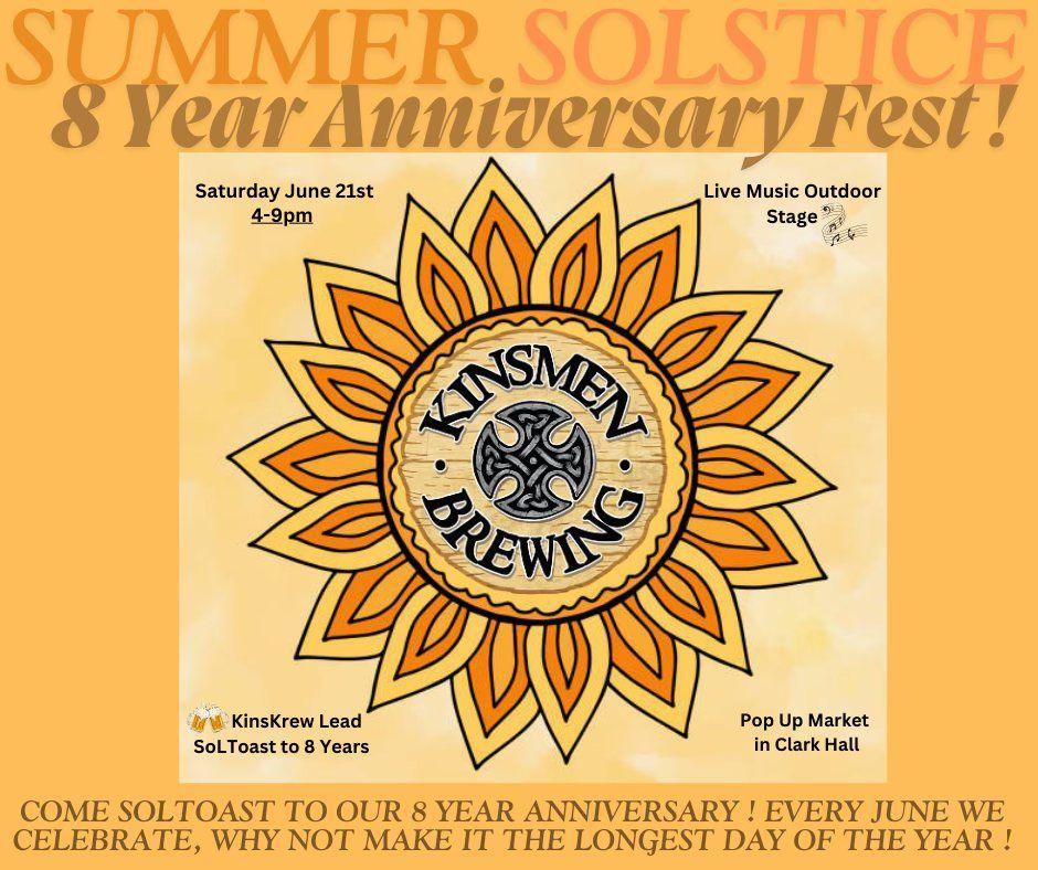 8 YEAR ANNIVERSARY - SUMMER SOLSTICE FEST !