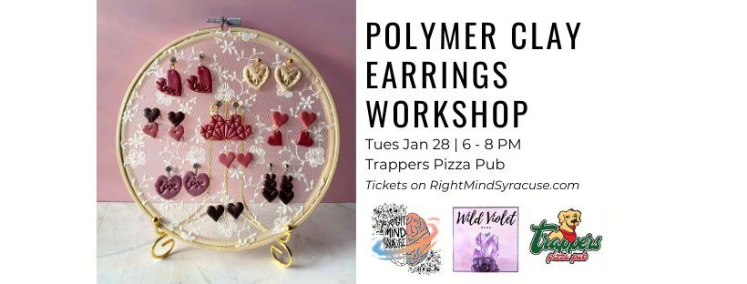 Polymer Clay Valentine's Earrings Workshop