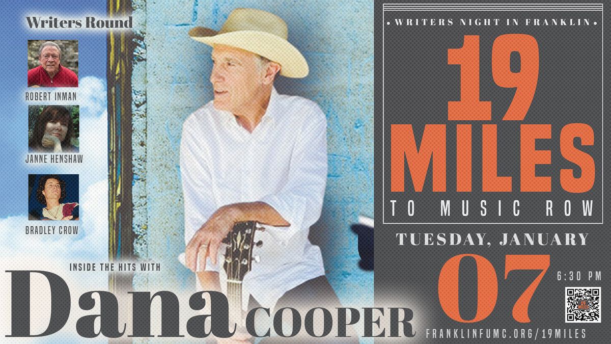 An Evening with Cooper: A Legacy of Songwriting