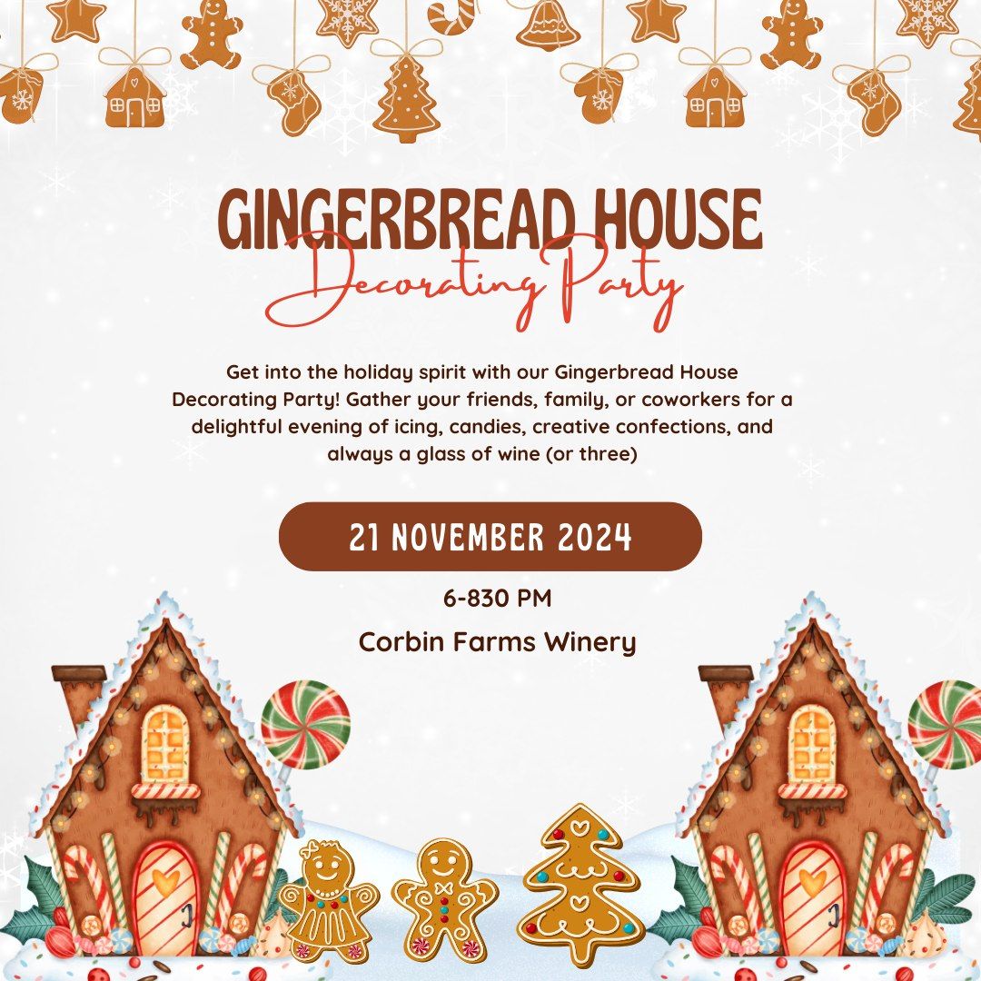 Gingerbread House Decorating Party