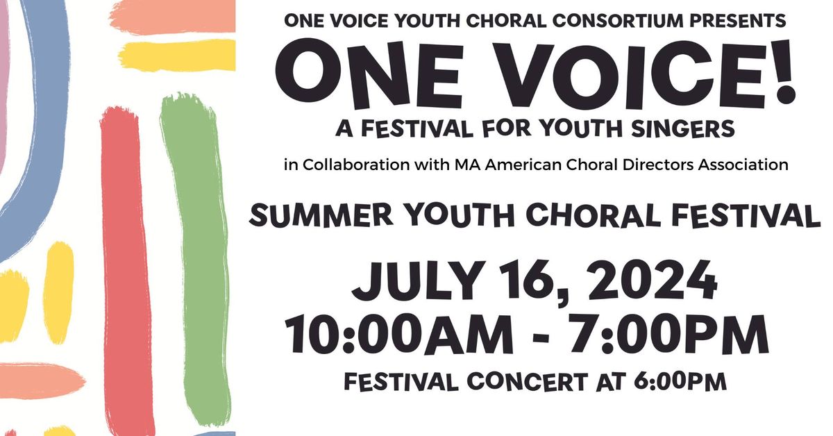 Summer One Voice Youth Choral Festival