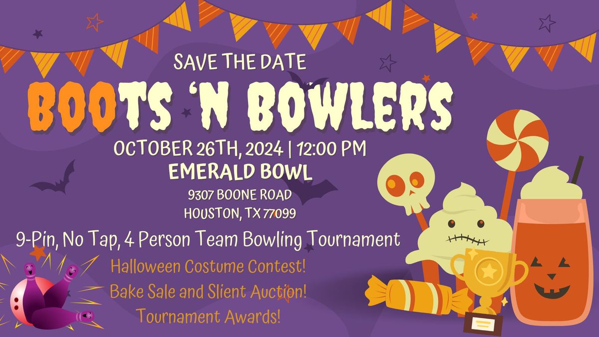 Boots 'n Bowlers Bowling Tournament - HMGT Fort Bend\/Stafford