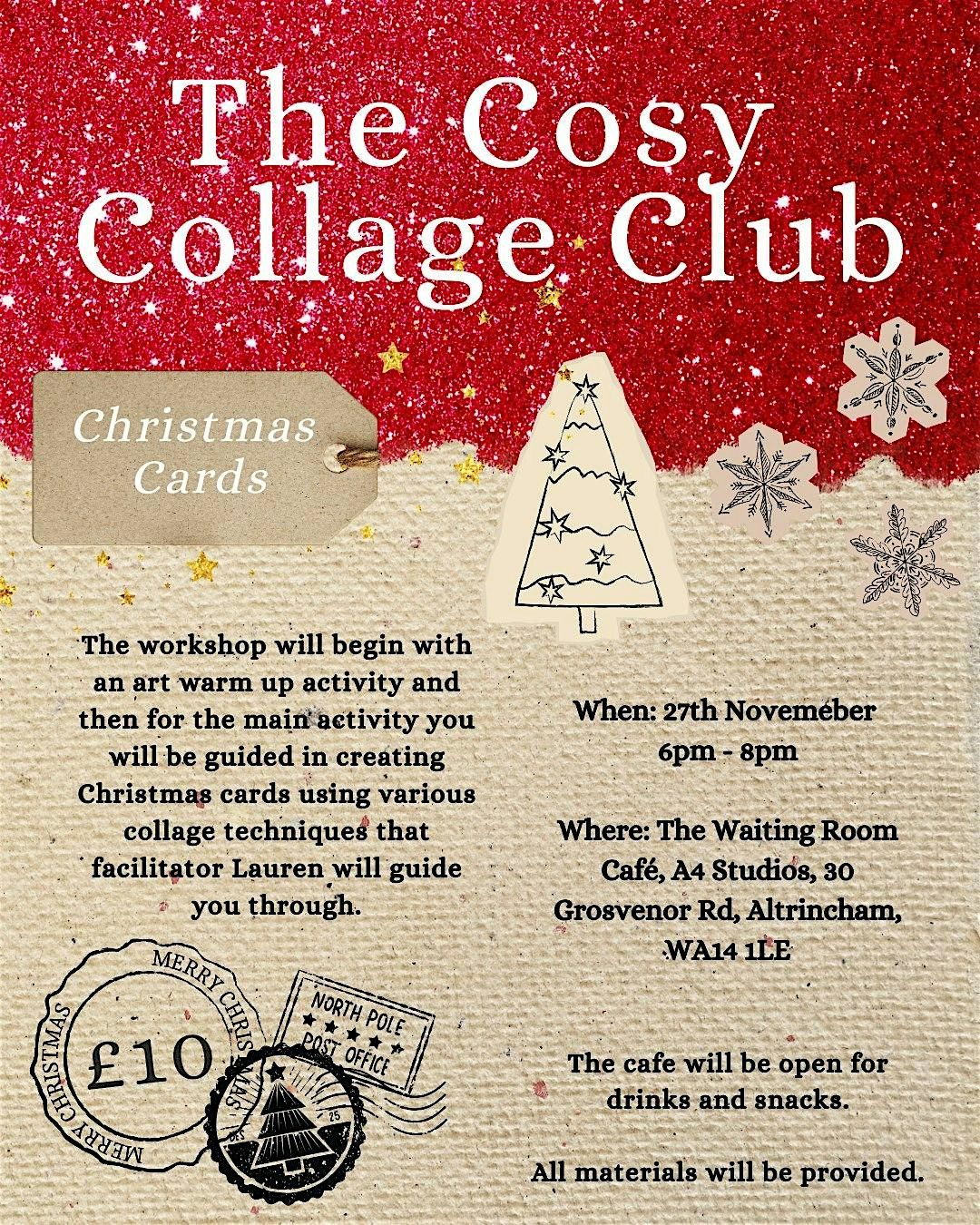 The Cosy Collage Club: Christmas Cards