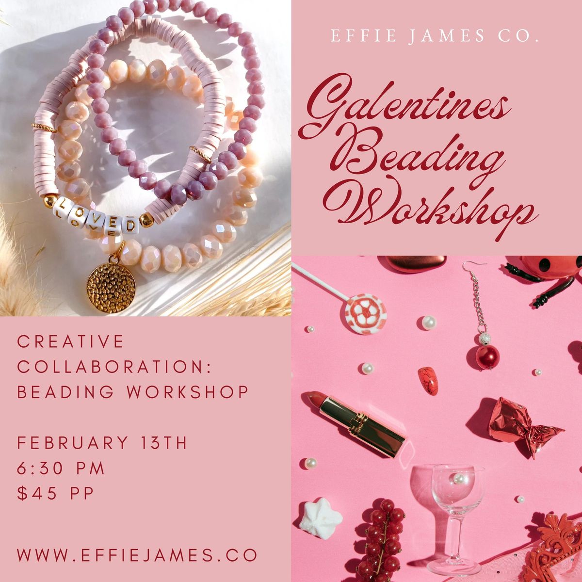 Galentine's Beading Workshop 