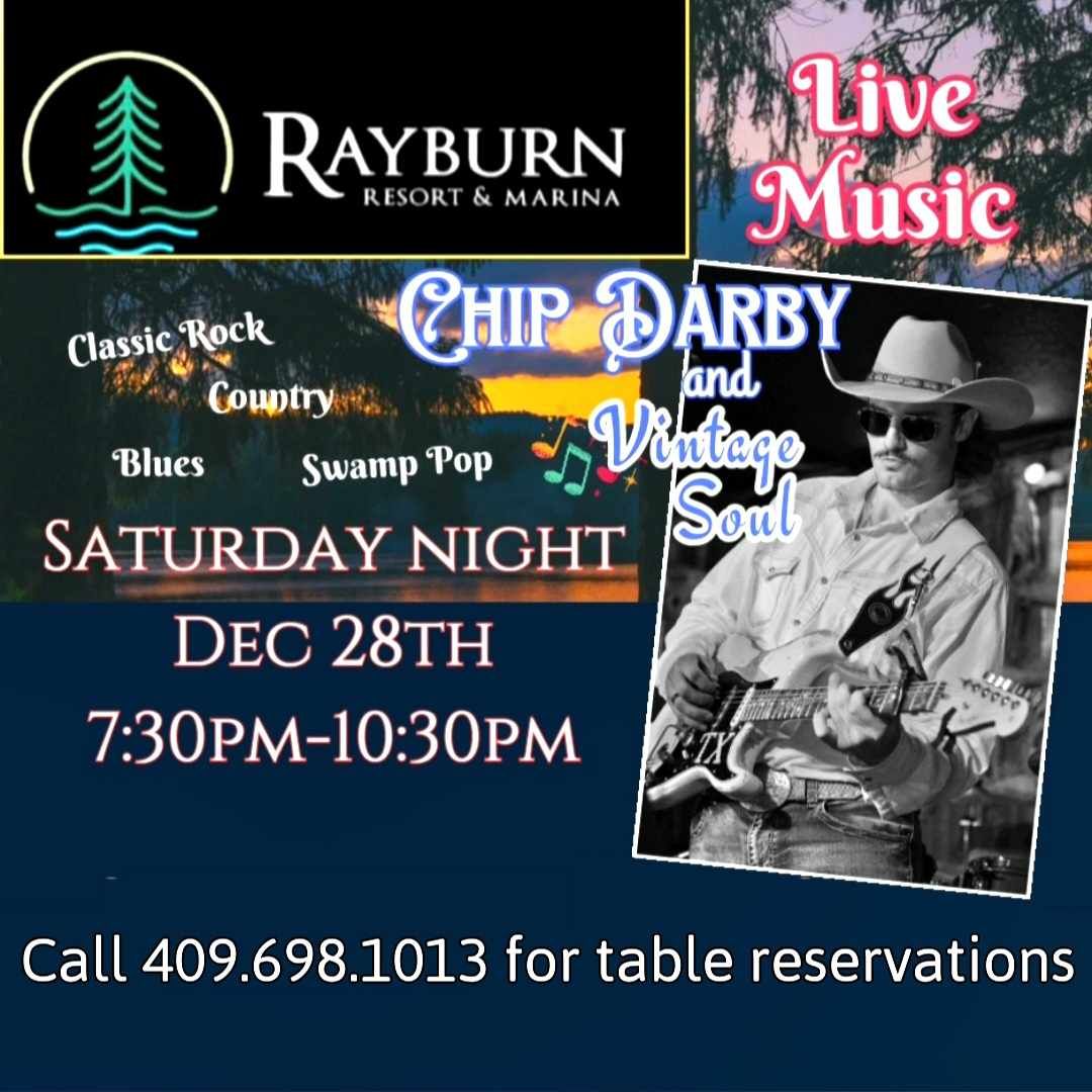 Chip Darby & Vintage Soul at Rayburn Country Resort (Sat, 12\/28)