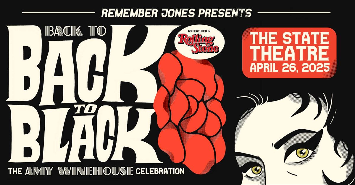 Back to BACK TO BLACK: the Amy Winehouse Celebration presented by Remember Jones