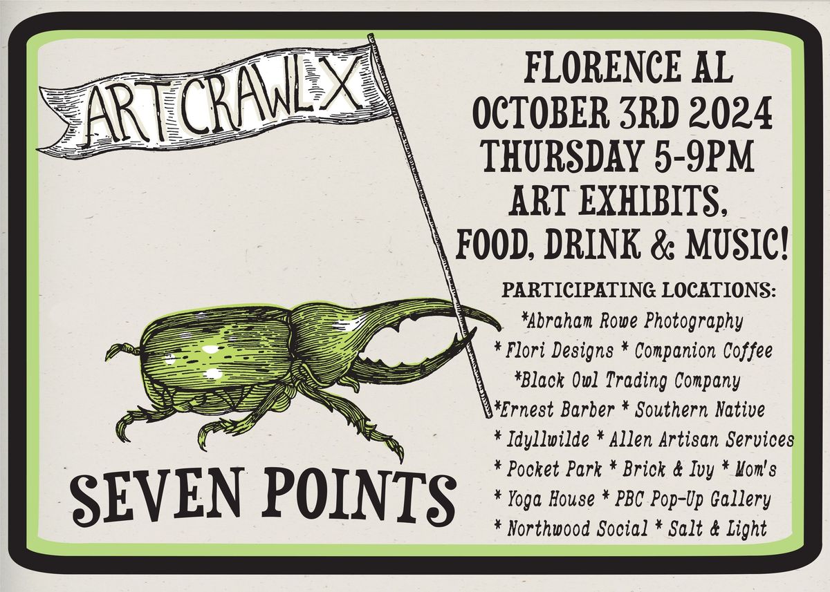 7 Points Art Crawl X