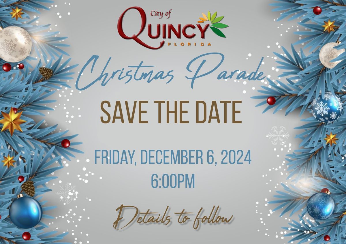 City of QUINCY FLORIDA Christmas Parade