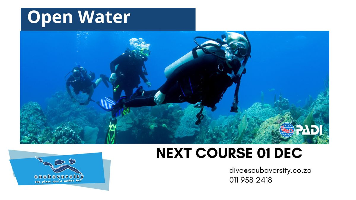 open water course Dec 2024