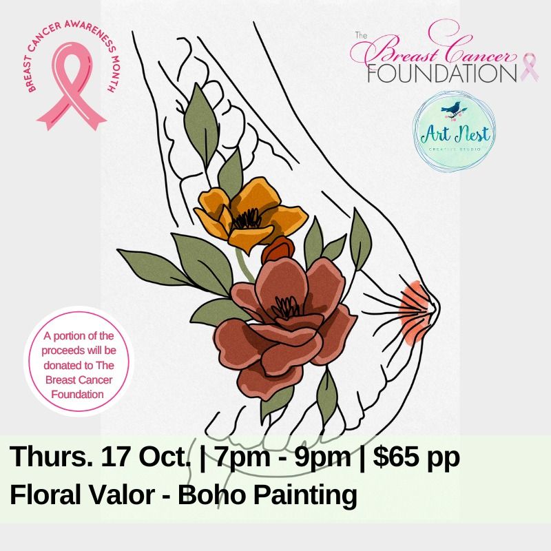 Floral Valor - Boho Painting (incl. drinks) 