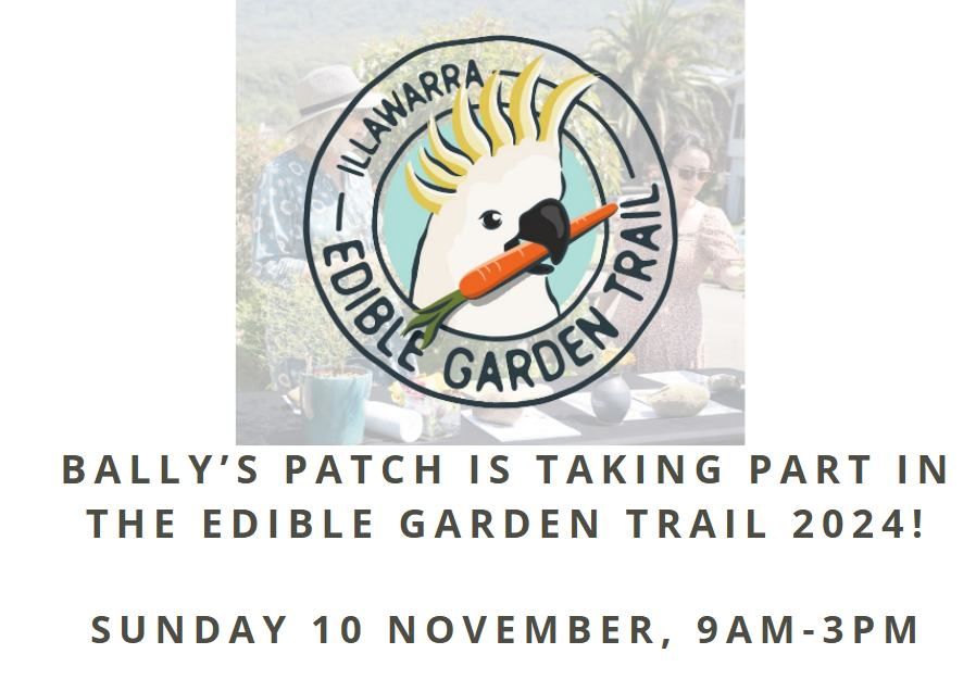 NOVEMBER WORKING BEE & EDIBLE GARDEN TRAIL