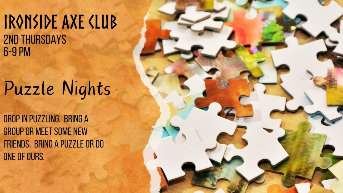 Puzzle Nights at Ironside Axe Club