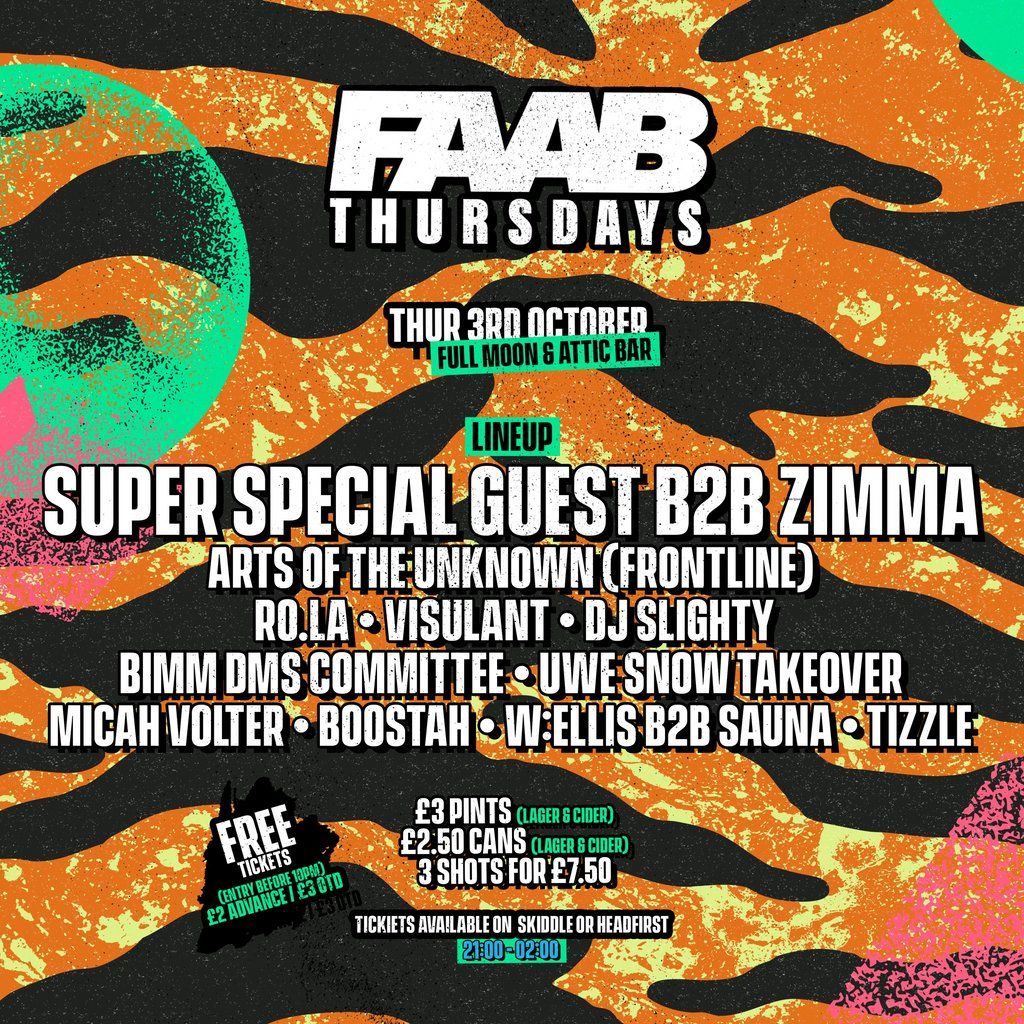 FAAB Presents: Attic Thursdays