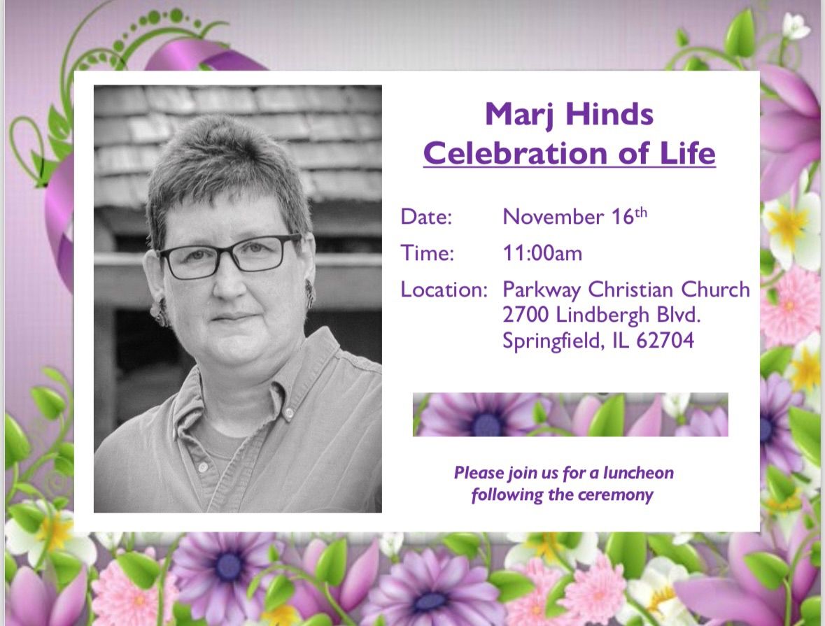 Marj Hinds - Celebration of Life 