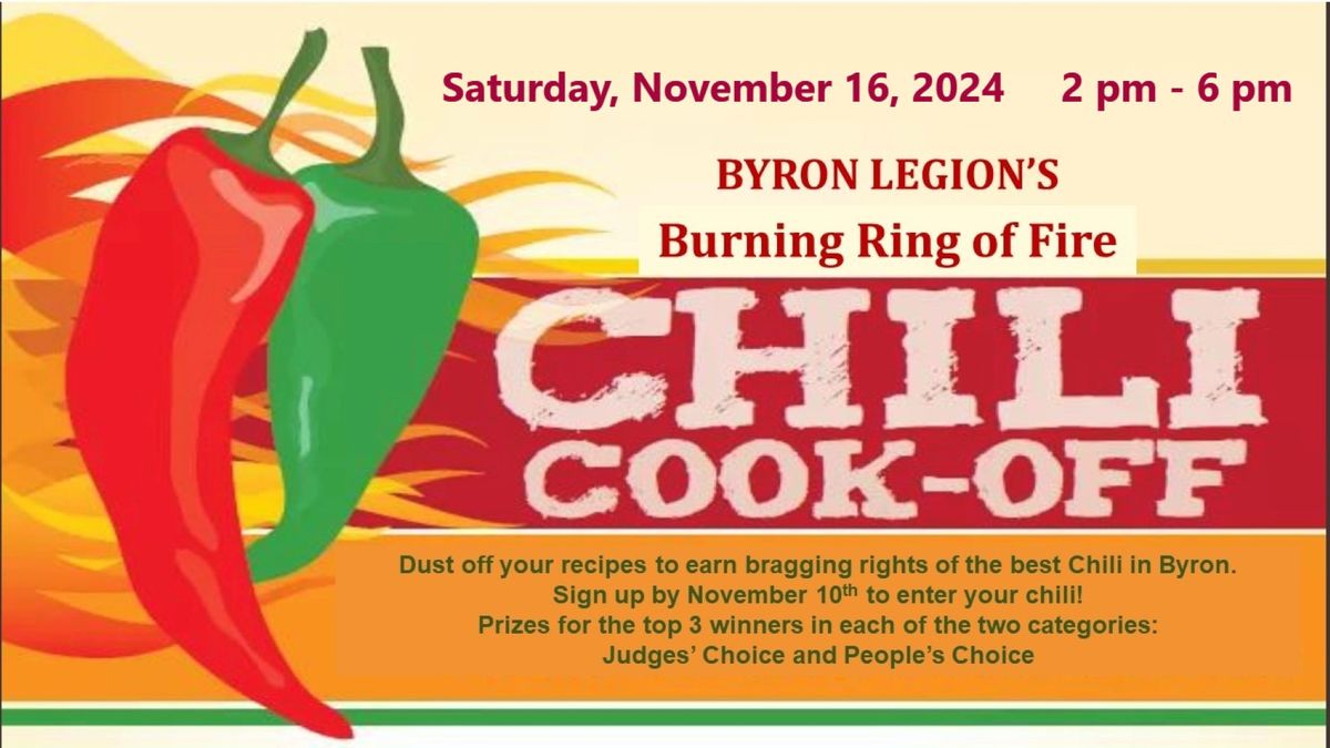 Byron Legion - Chili Cook-Off