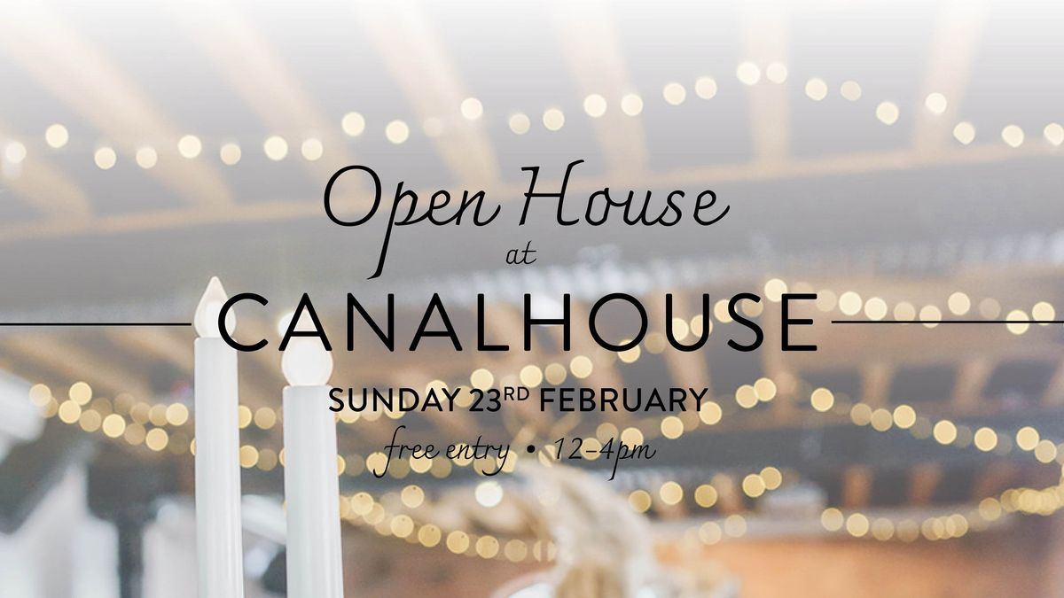 Open House at Canalhouse