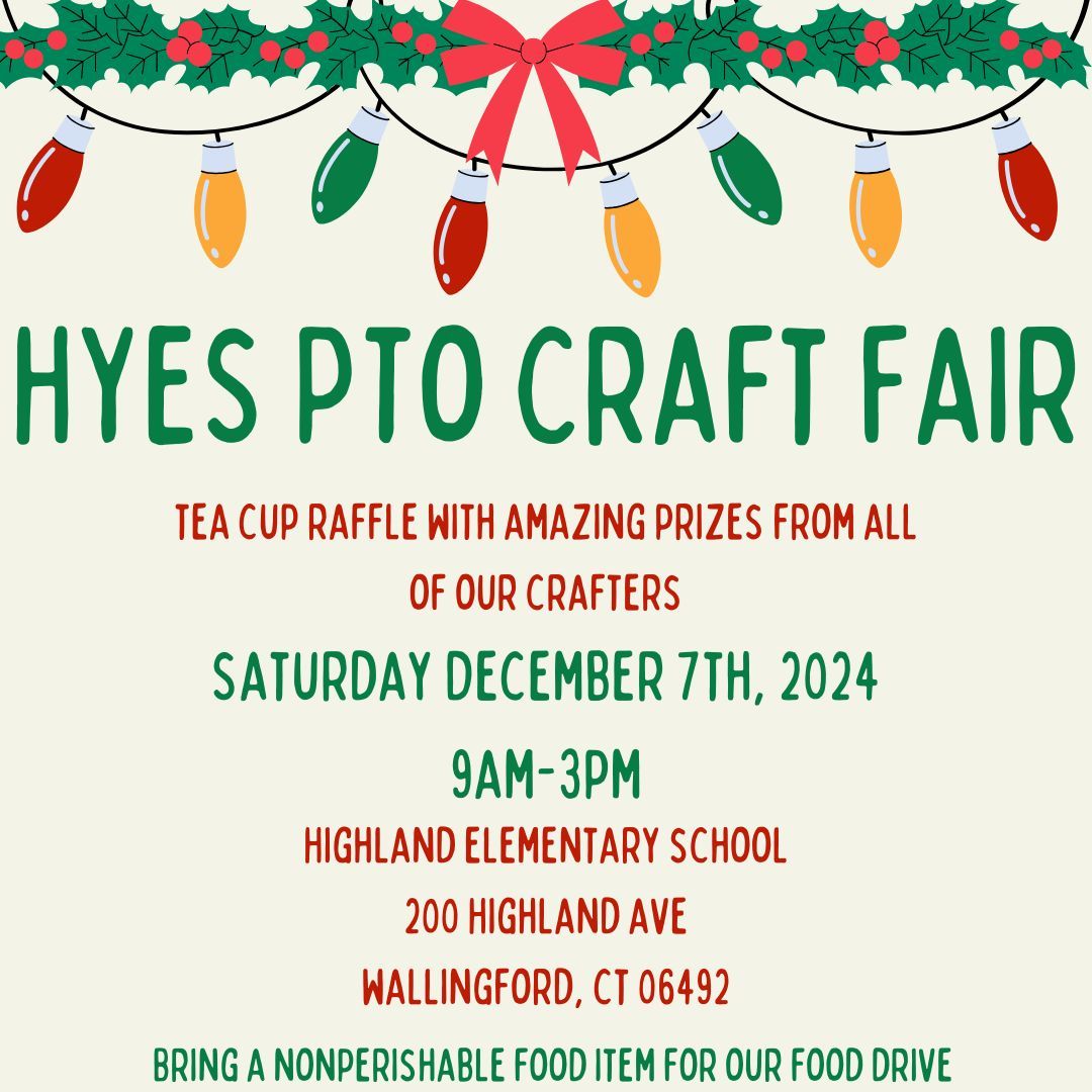 HYES PTO CRAFT FAIR