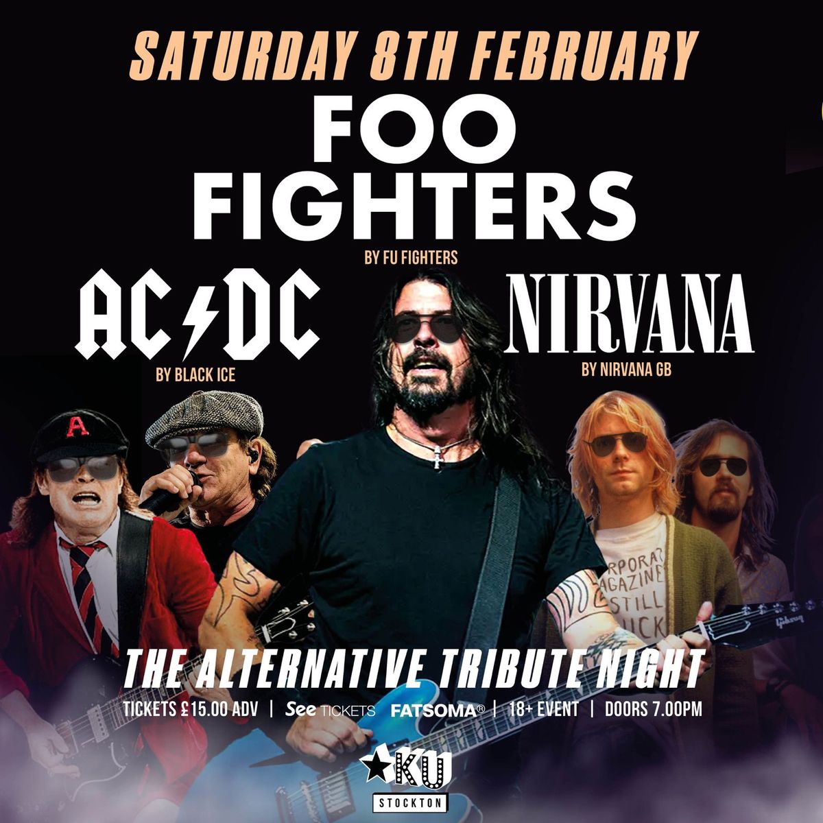 Fu Fighters + AC\/DC Black Ice & Nirvana GB