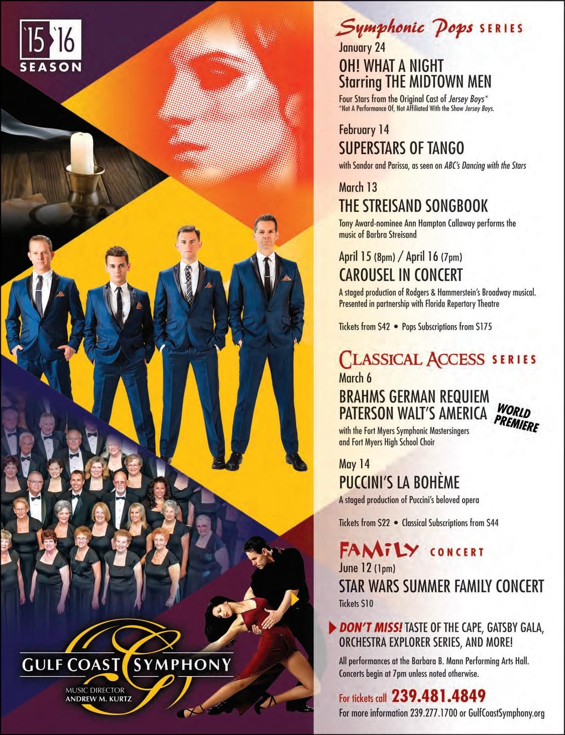 A Night at the Oscars - Gulf Coast Symphony at Barbara B. Mann Performing Arts Hall