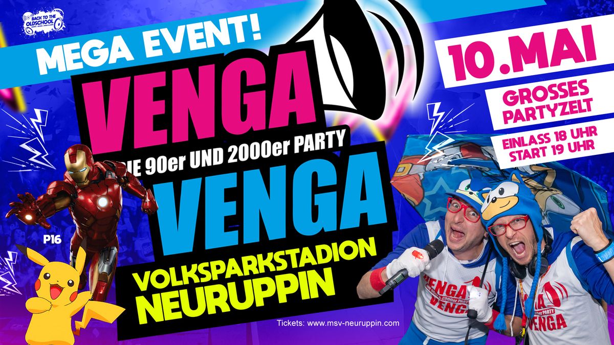 VENGA VENGA die 90er und 2000er Party