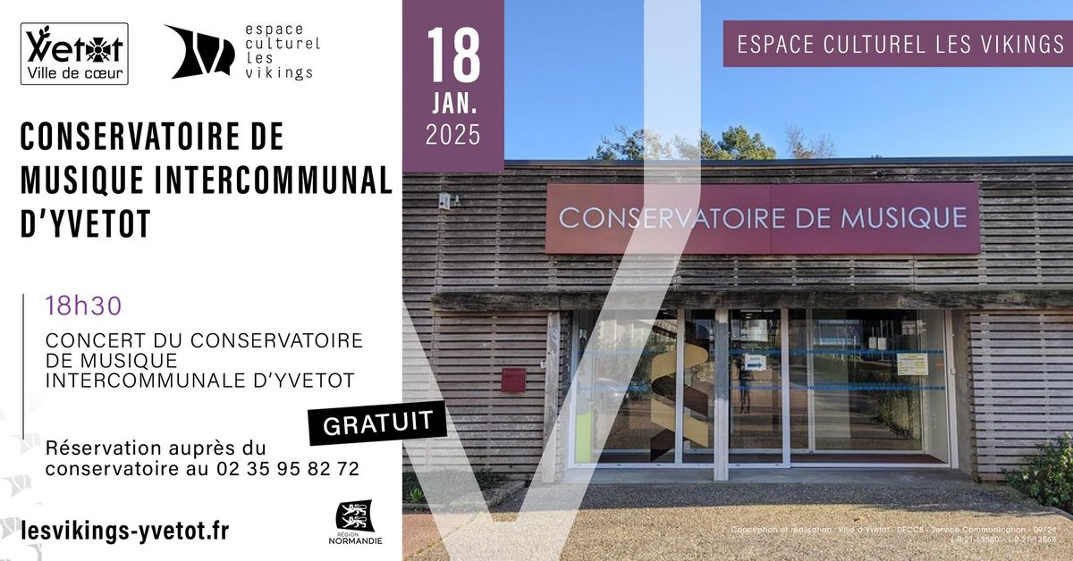 CONSERVATOIRE DE MUSIQUE INTERCOMMUNAL D'YVETOT