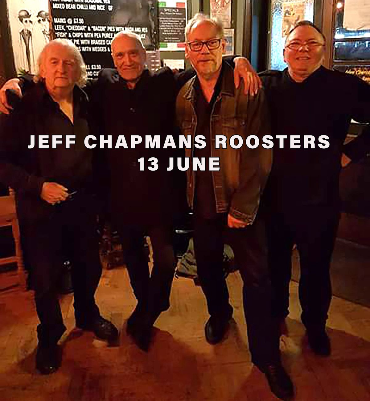 Jeff Chapman's Roosters play Wilko Johnson