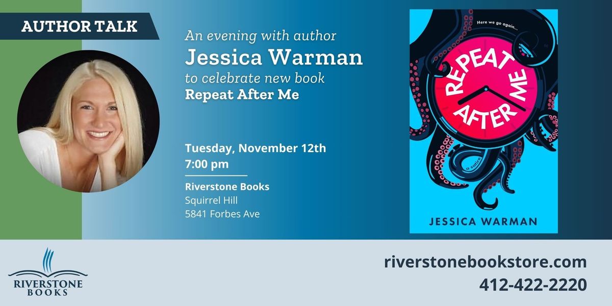 An Evening with Local Author Jessica Warman for New Book, Repeat After Me