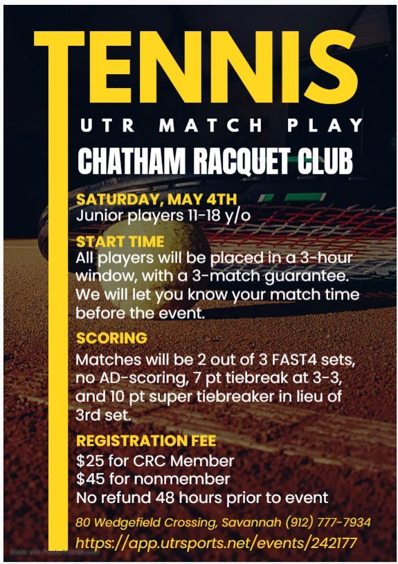 Tennis UTR Match Play for Juniors