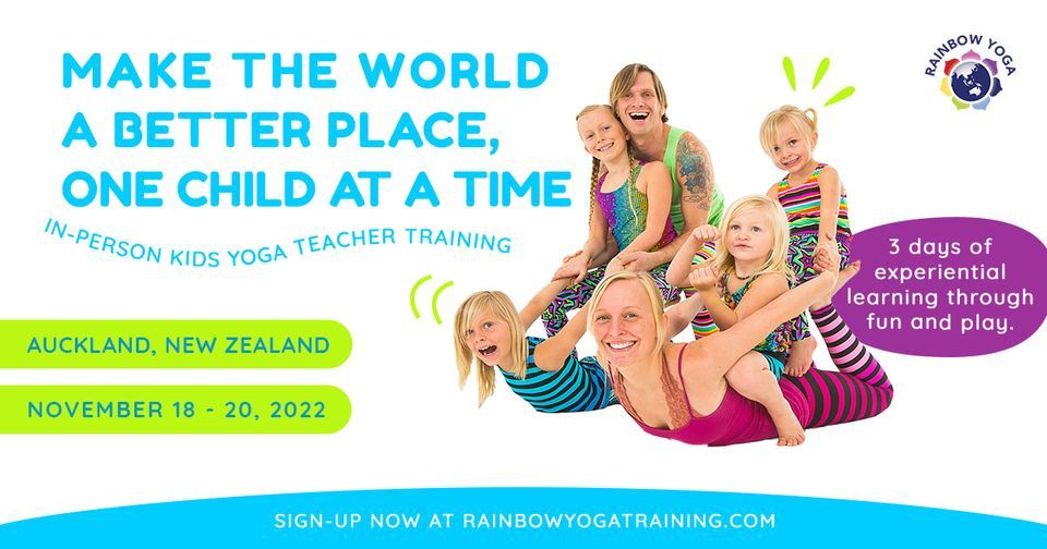 [AUCKLAND] In-person 3-Day Rainbow Kids Yoga Teacher Training