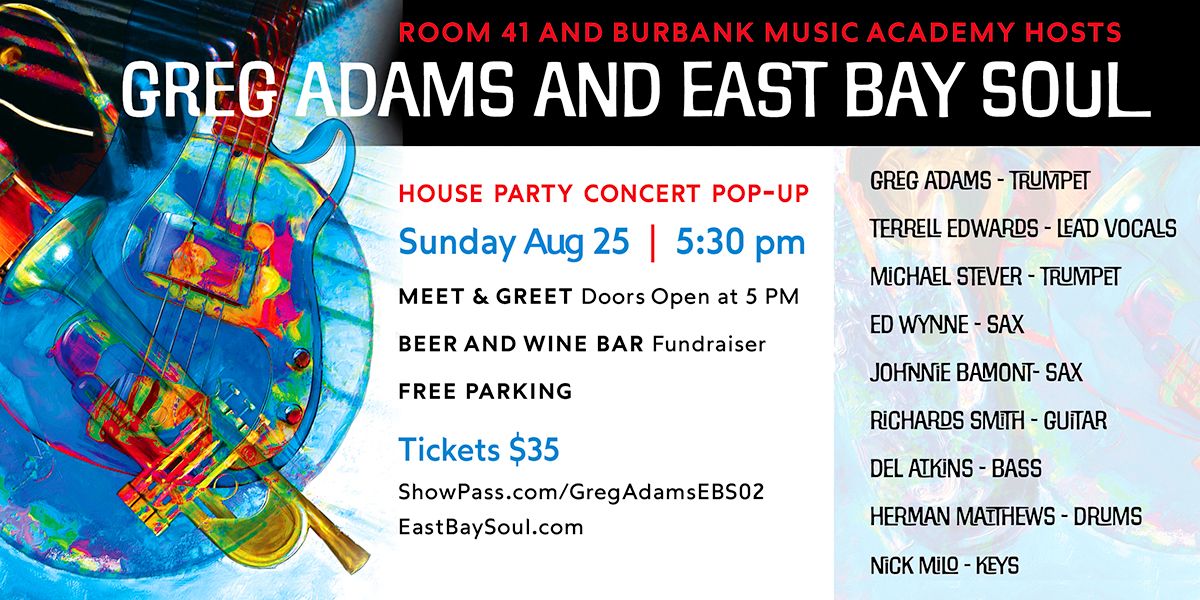 East Bay Soul House Party Concert Pop-Up at Room 41