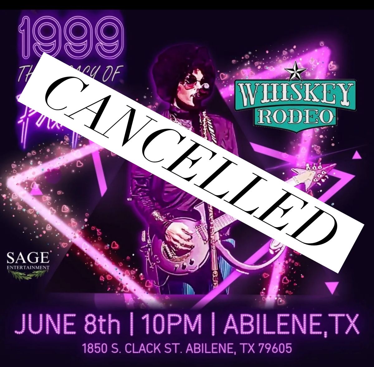 CANCELLED - Legacy of Prince @ Whiskey Rodeo