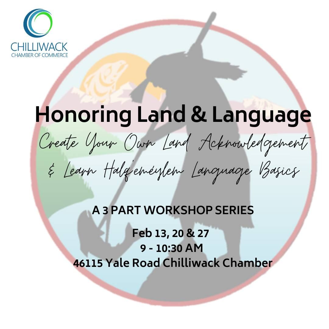 Honoring Land & Language - 3 Part Workshop Series 