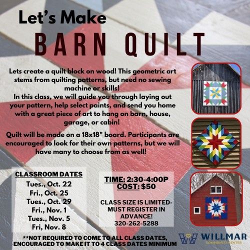 Let's Make A Barn Quilt!