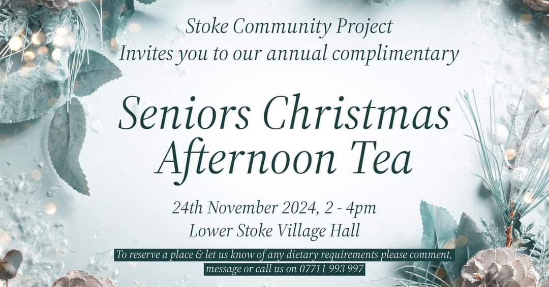 Stoke Community Project Seniors Afternoon Xmas tea 