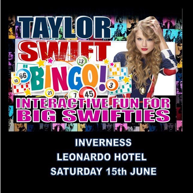 Inverness Taylor Swift Bingo