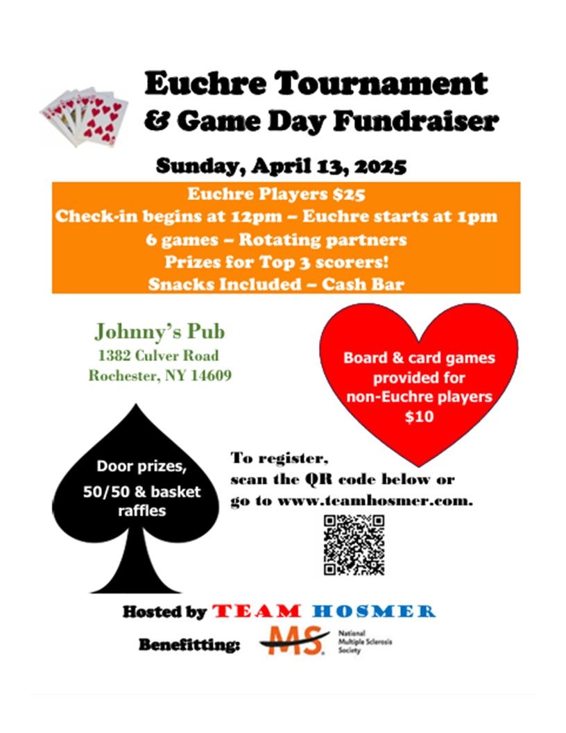 Euchre Tournament & Game Day