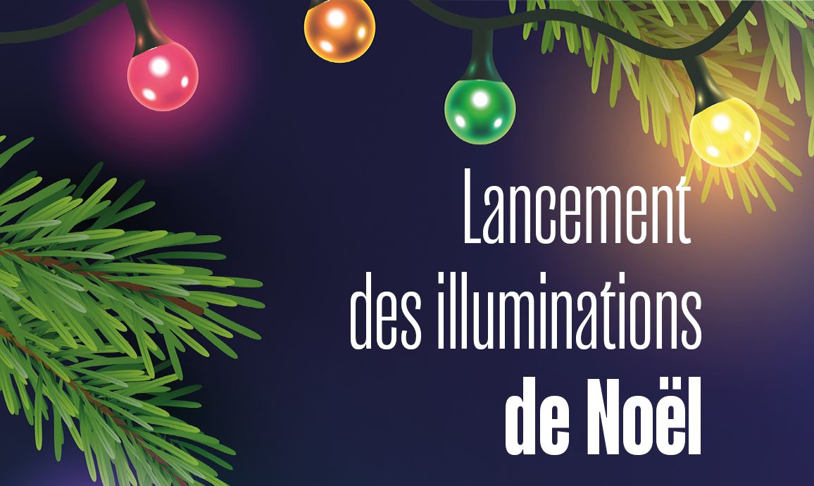 Lancement des illuminations de No\u00ebl \u00e0 Courbevoie