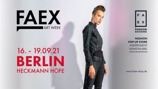 FAEX Fashion meets Berlin Art Week  September 2021