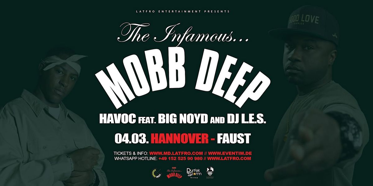 Mobb Deep (Havoc, Big Noyd, DJ.L.E.S.) Live in Hannover