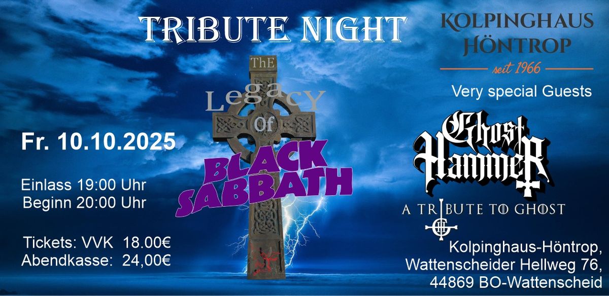 Tribute Night - Black Sabbath meets Ghost 