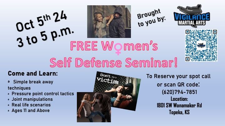 FREE Women's Self Defense Seminar