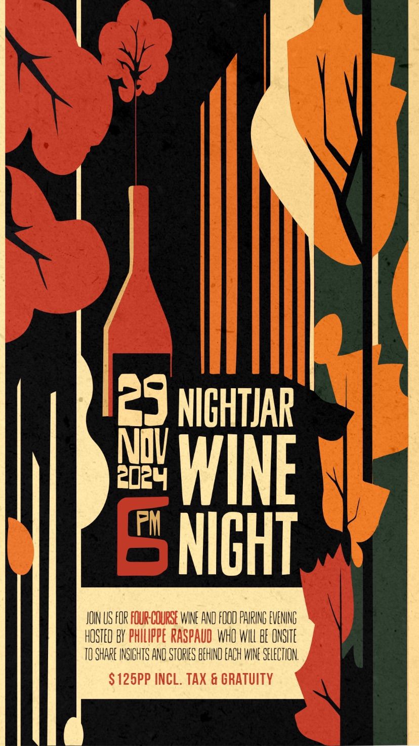 Nightjar Diner Co.'s Premium Wine Tasting