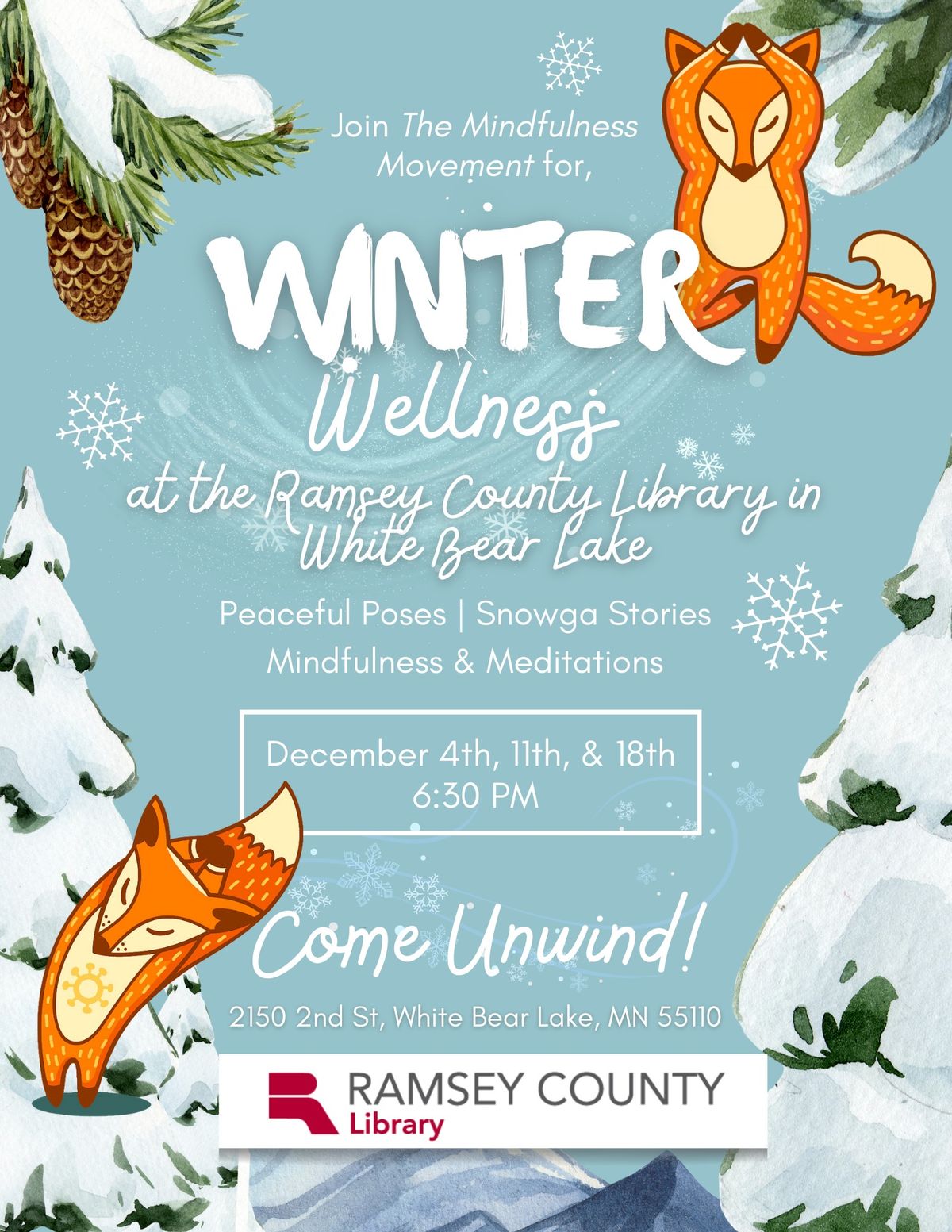 Winter Wellness at the WBL Library 