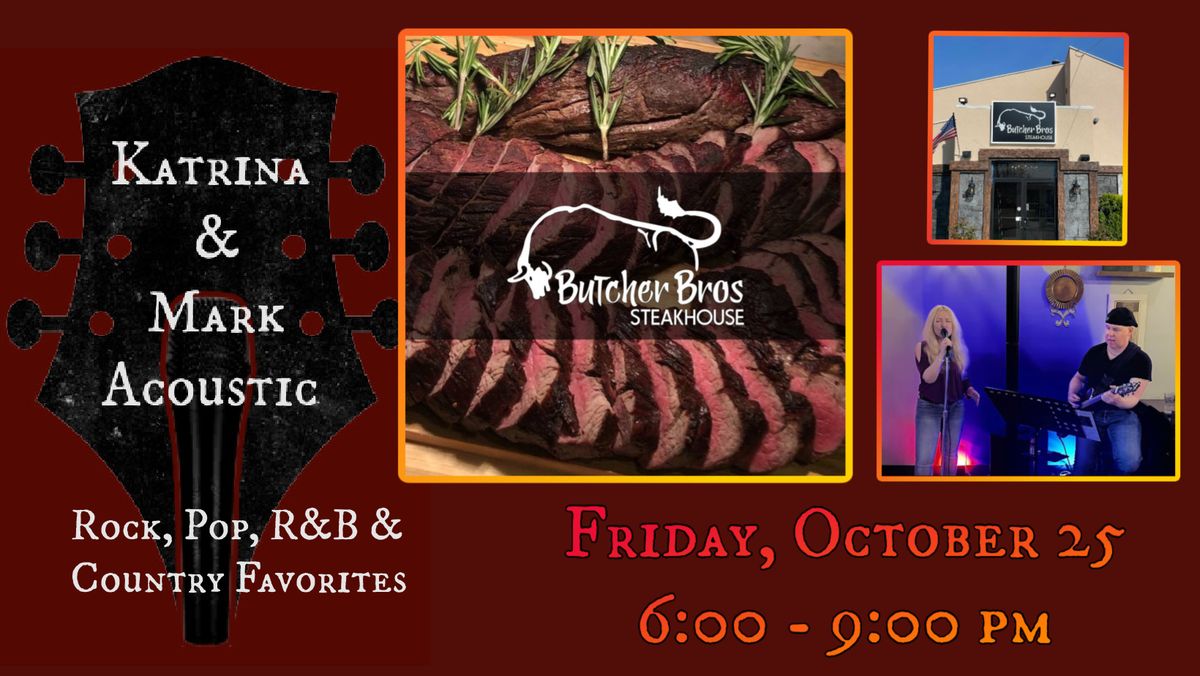 Katrina & Mark at Butcher Bros. Steakhouse - Cheshire - Friday 10\/25 - 6:00 - 9:00