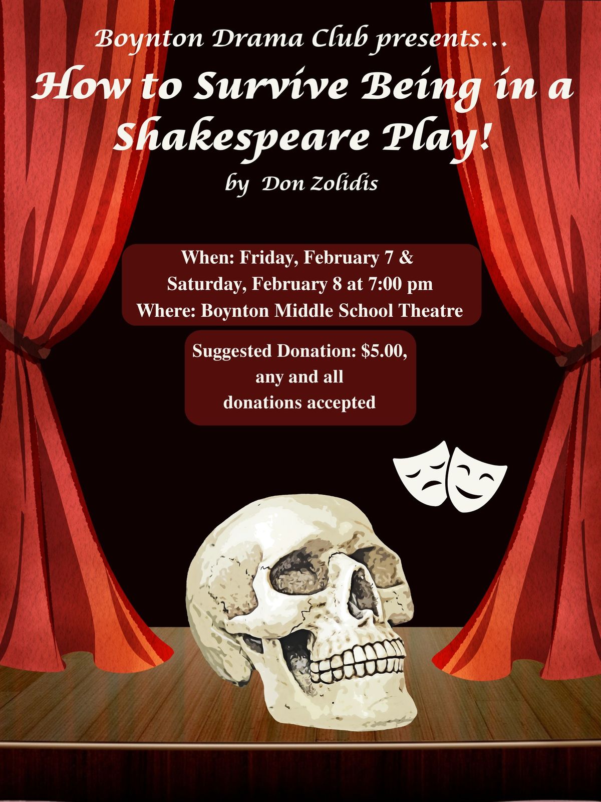 Boynton Drama Club Presents: How to Survive Being in a Shakespeare Play