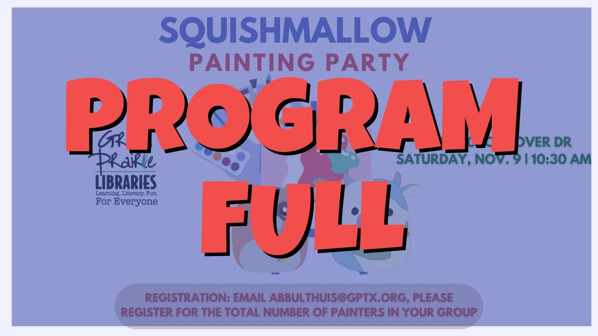 Squishmallow Painting Party